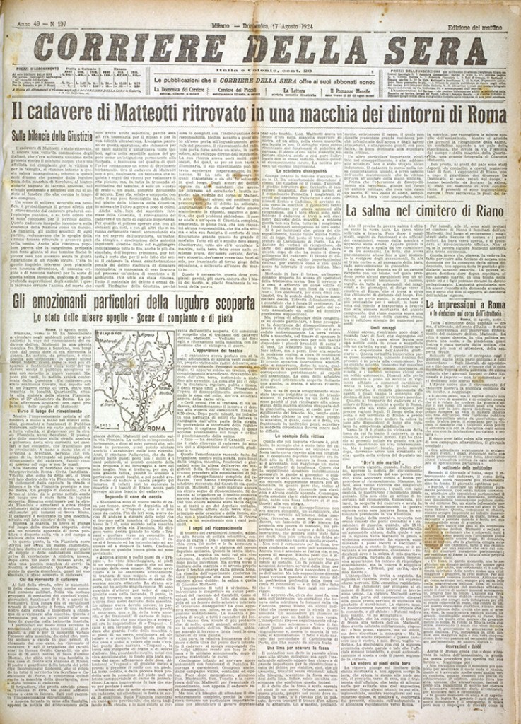2. Corriere della Sera 17 agosto 1924 n. 197 (Bim)