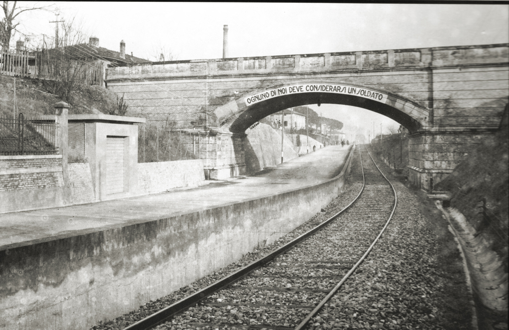 5. Imola, 1920-1930, via Selice ponte sulla ferrovia (Archivio Carlo Parenti)